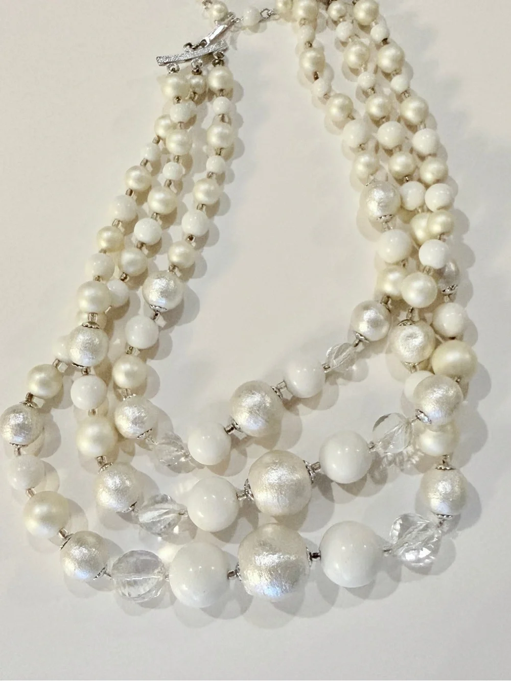 Costume Multi-Strand Pearl style Necklaces (2)